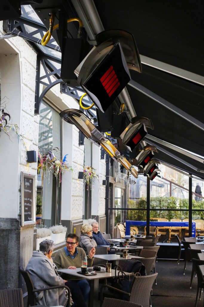 Premium-Gas-Außenheizgerät Restaurant-Terrasse