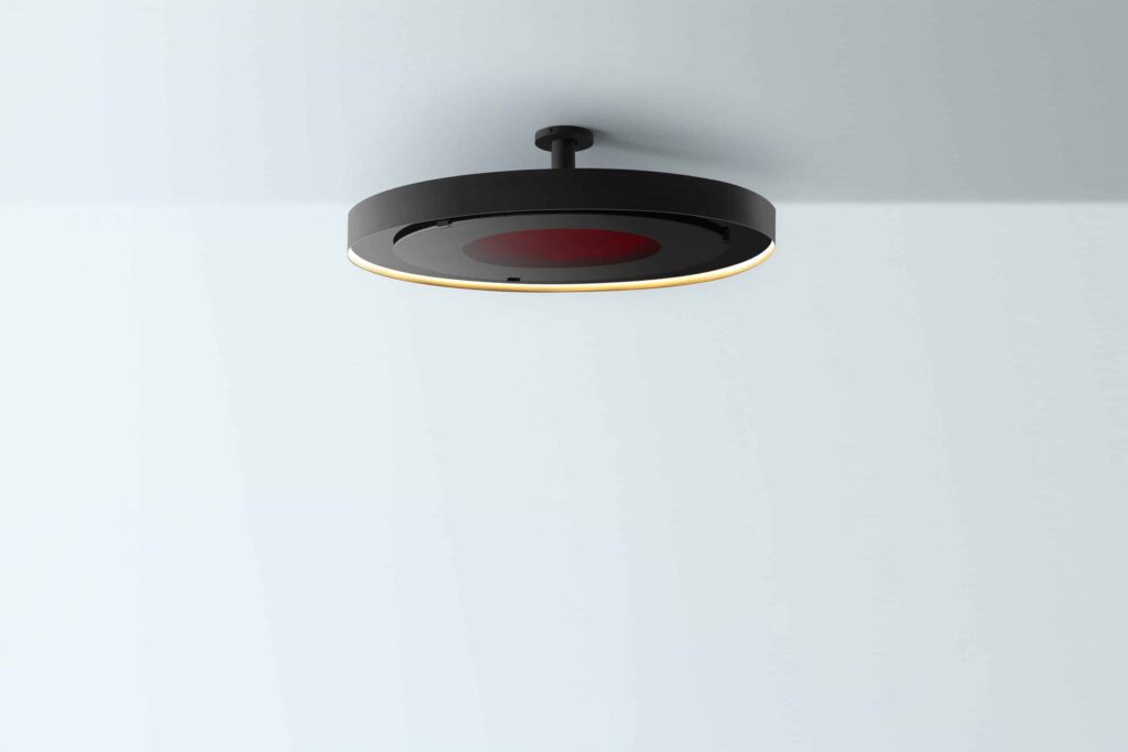 Bromic Eclipse Smart-Heat Elektro-Heizstrahler für den Außenbereich Kurze Stange