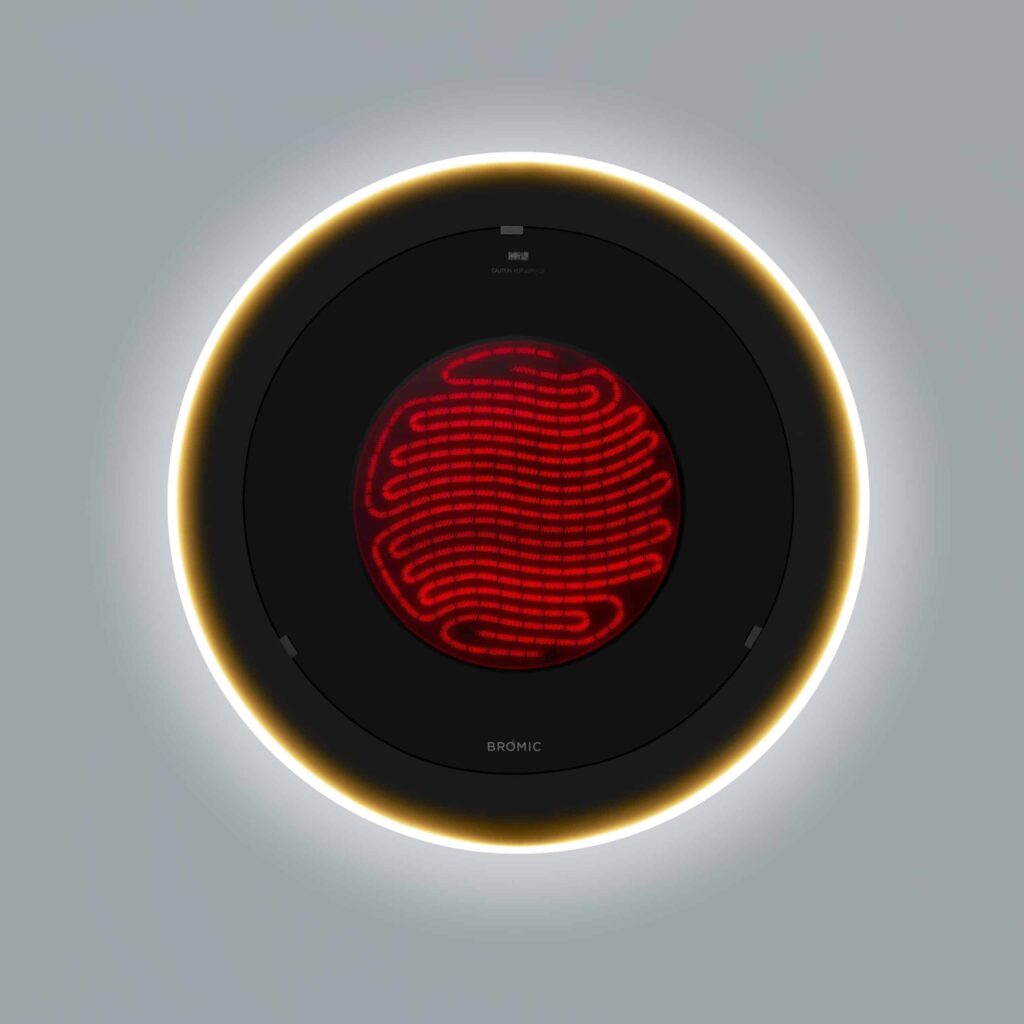 Heizung Kopf an mit Licht